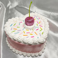 Fake Cake Jewelry Box with Sprinkles and Cherry