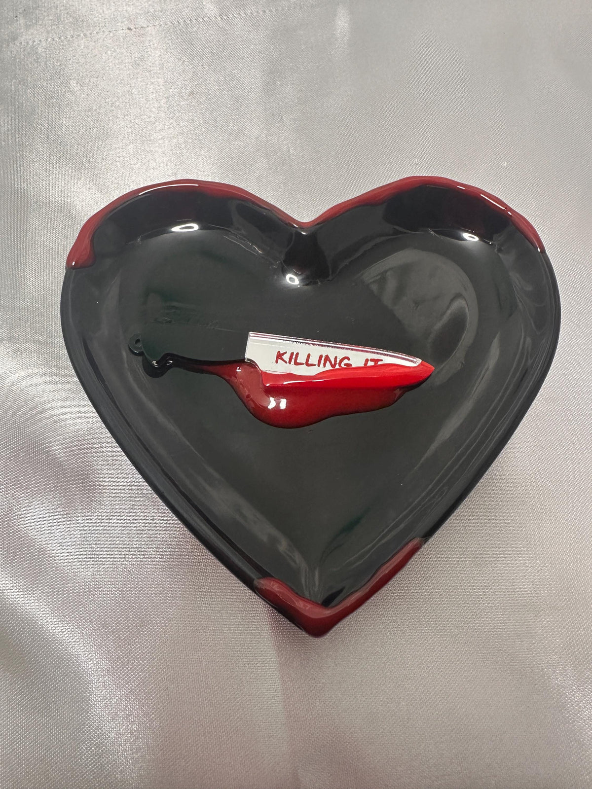 Bloody Knife Trinket Dish - Horror Halloween Decor