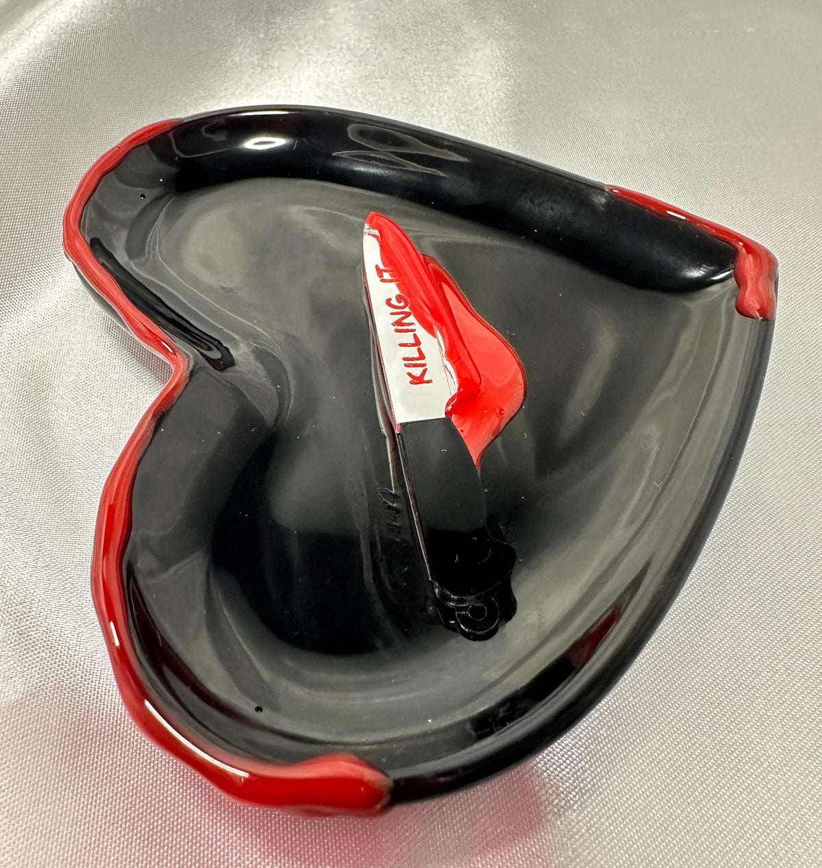 Bloody Knife Trinket Dish - Horror Halloween Decor