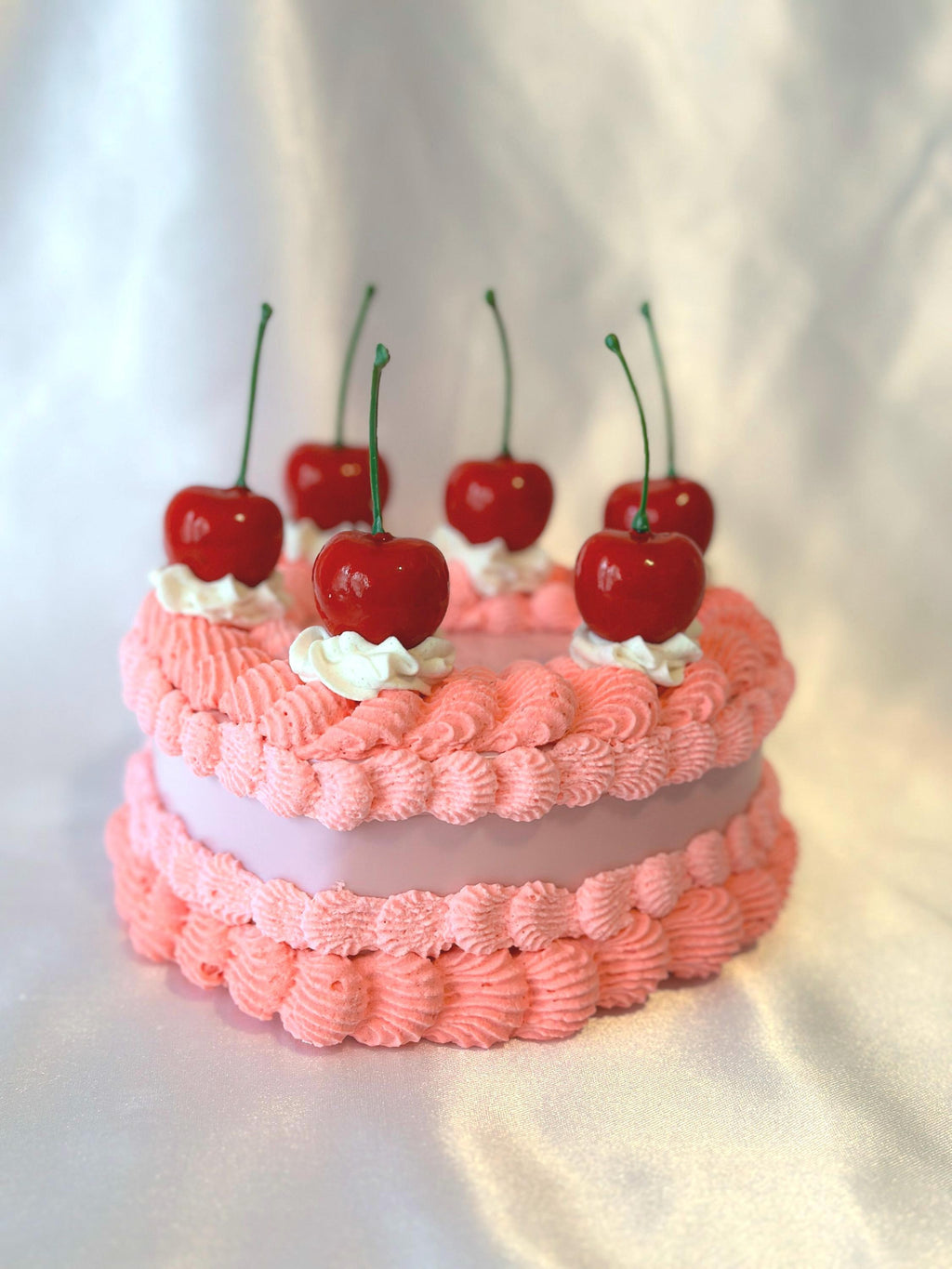 Fake Cake Jewelry Box | Pink Vintage Heart Shaped Cake Fancy | Jewelry Storage Organizer
