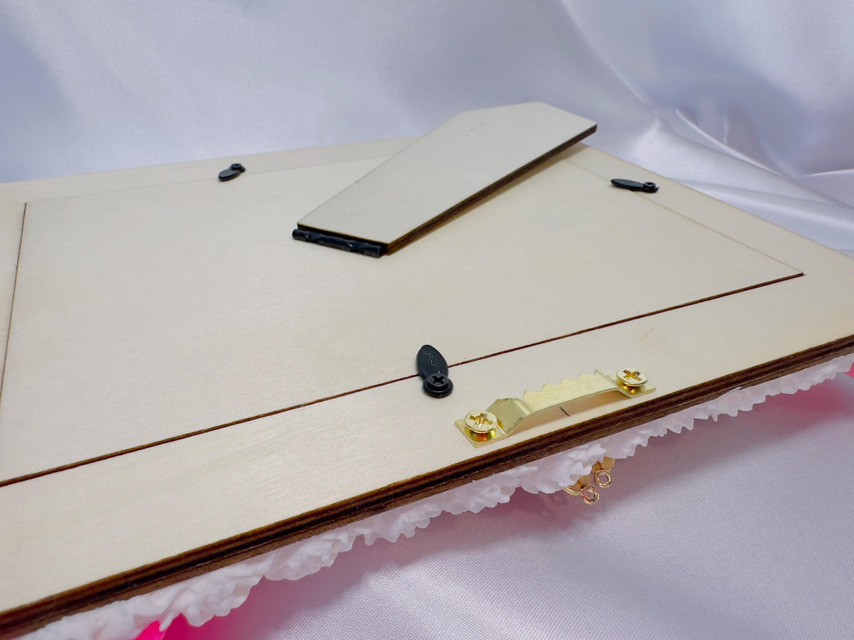 Pink Disco Cowgirl Fake Cake Picture Frame: Decoden Photo Holder