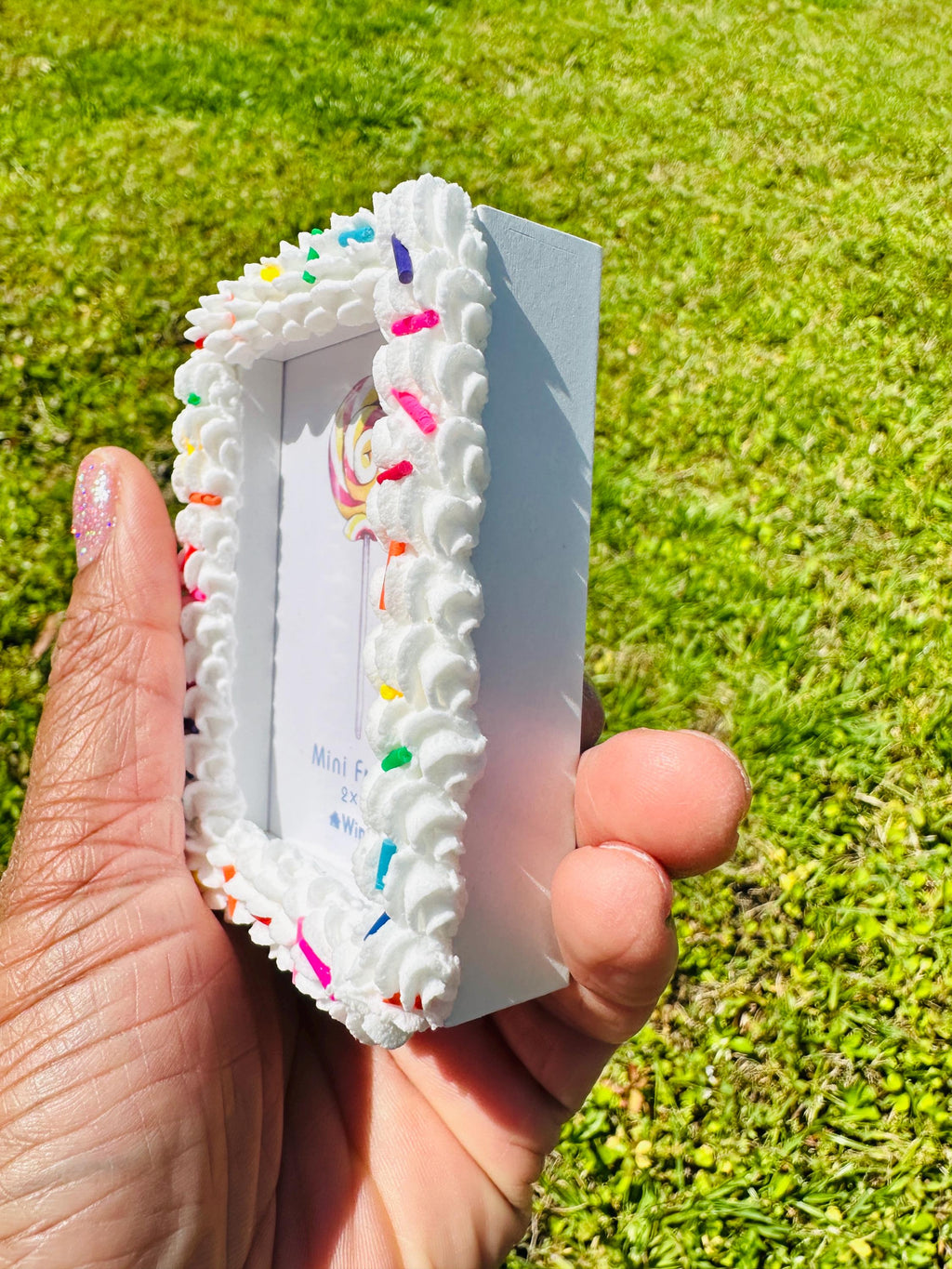 Fake Cake Polaroid Canon Ivy Zink Frame Photo Magnet - Free Photo Included
