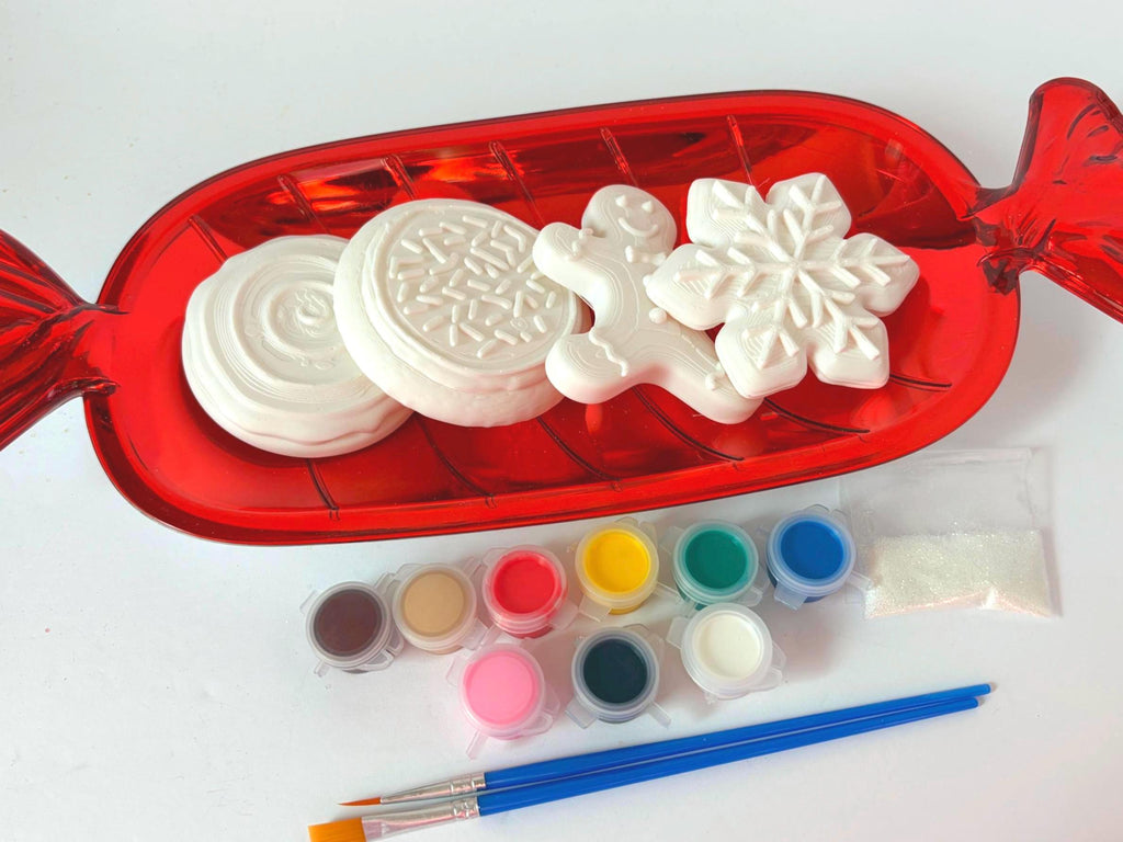 Paint Your Own Christmas Cookie Paint Kit | Holiday Craft