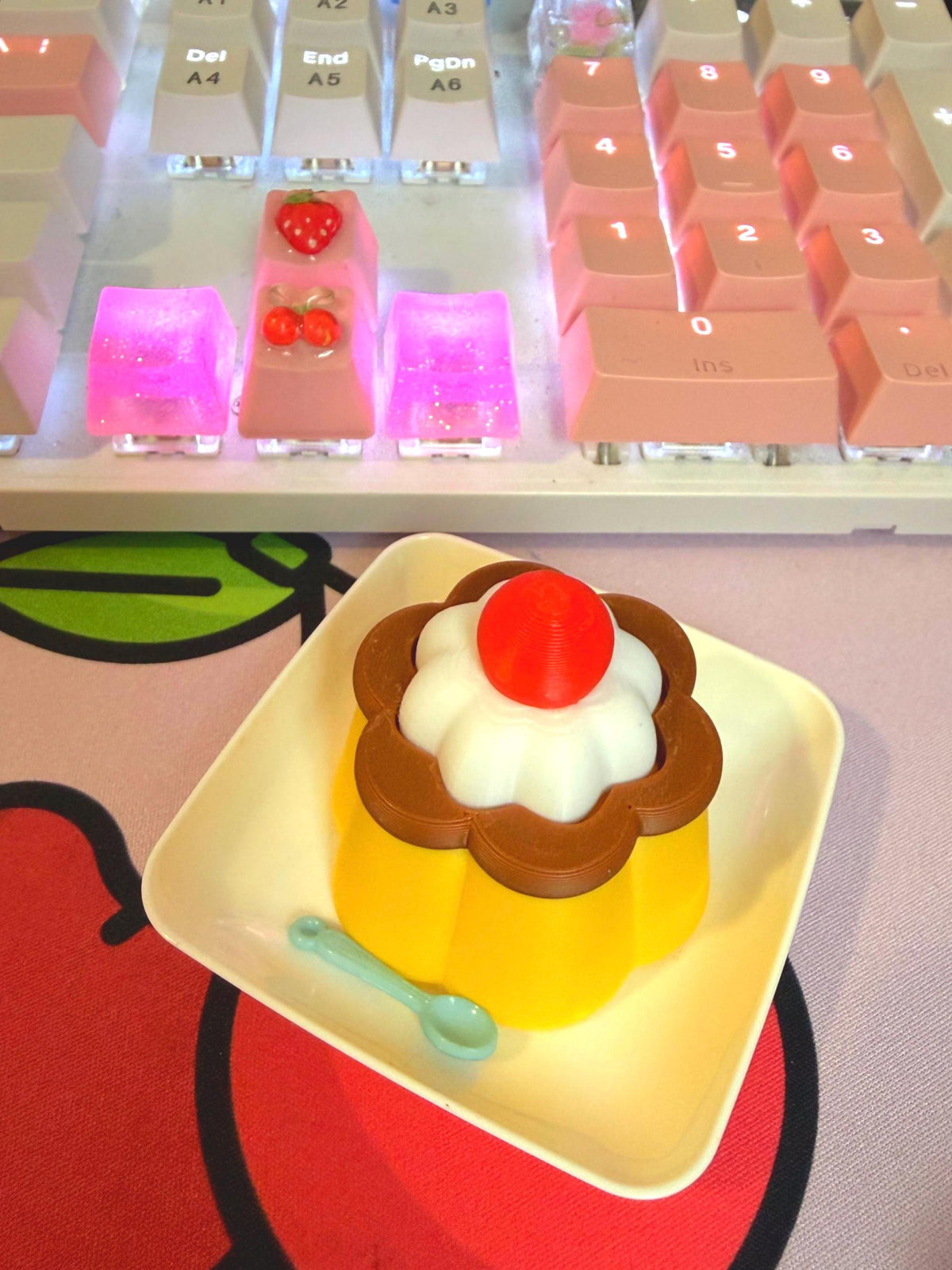 Flan Pudding Fidget Mechanical Clicker