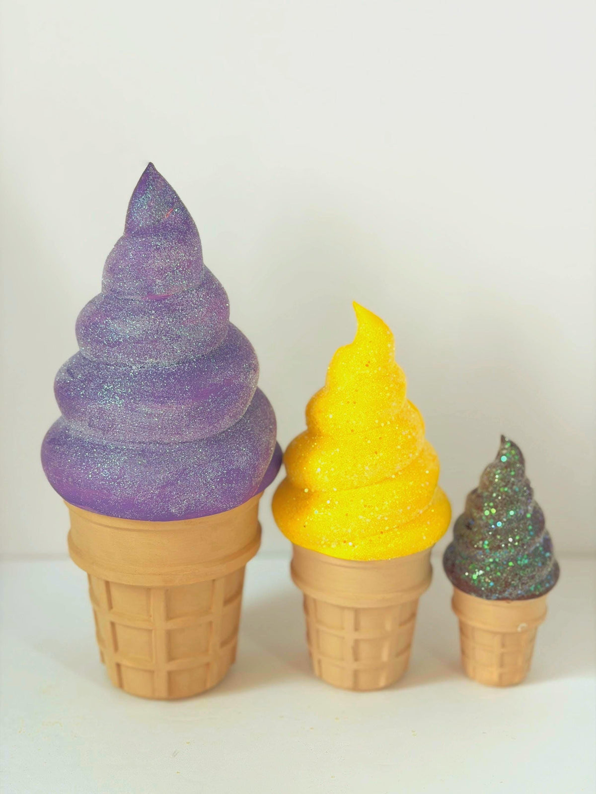 Paint Your Own Ice Cream Cone Container for Crafts