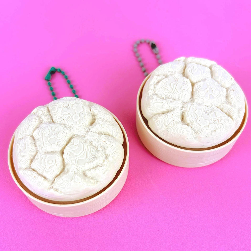 Realistic Cookie Fidget Clicker Keychain – Chocolate Chip or Sugar Cookie