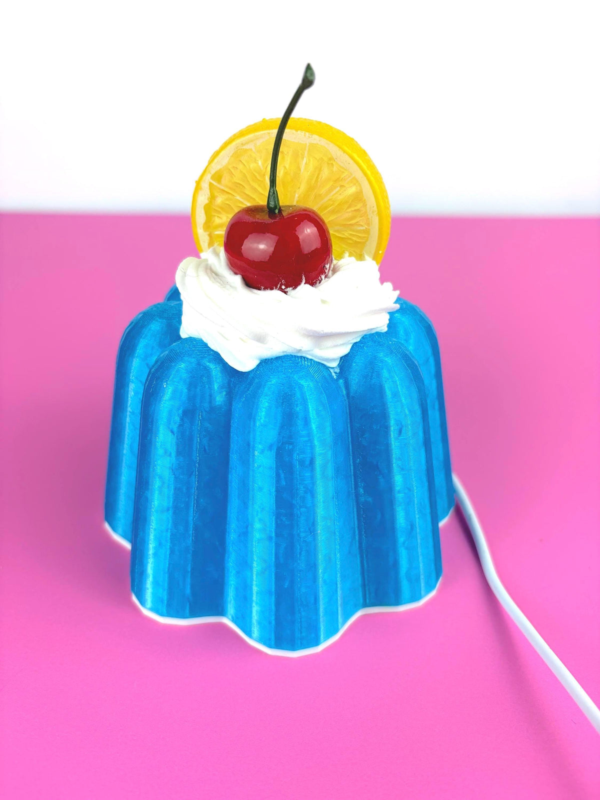 Retro Jelly Cake Lamp – 3D Printed Dessert Night Light