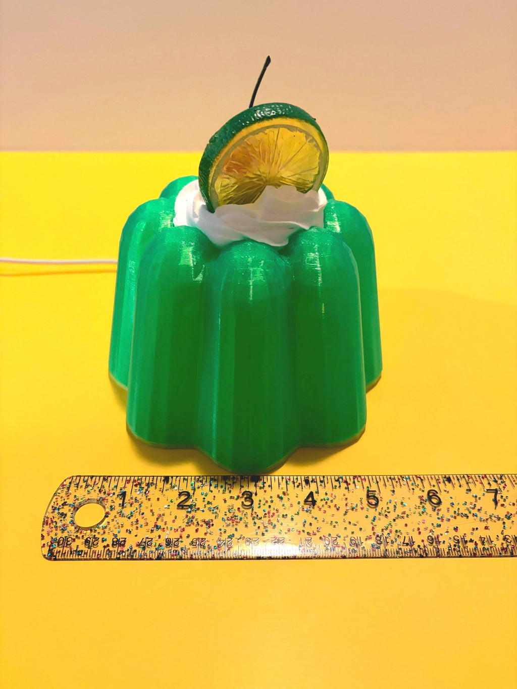 Retro Jelly Cake Lamp – 3D Printed Dessert Night Light