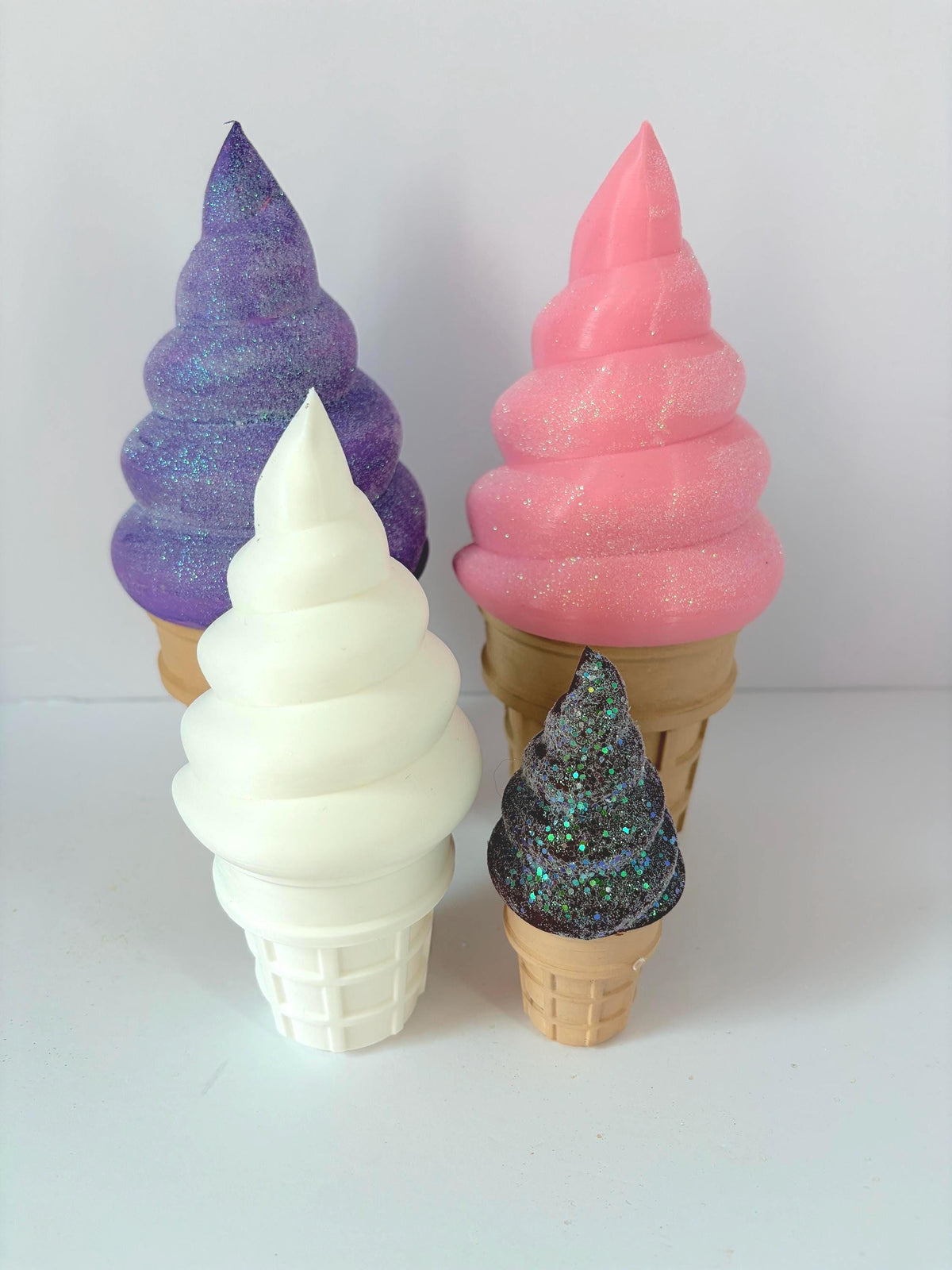 Paint Your Own Ice Cream Cone Container for Crafts