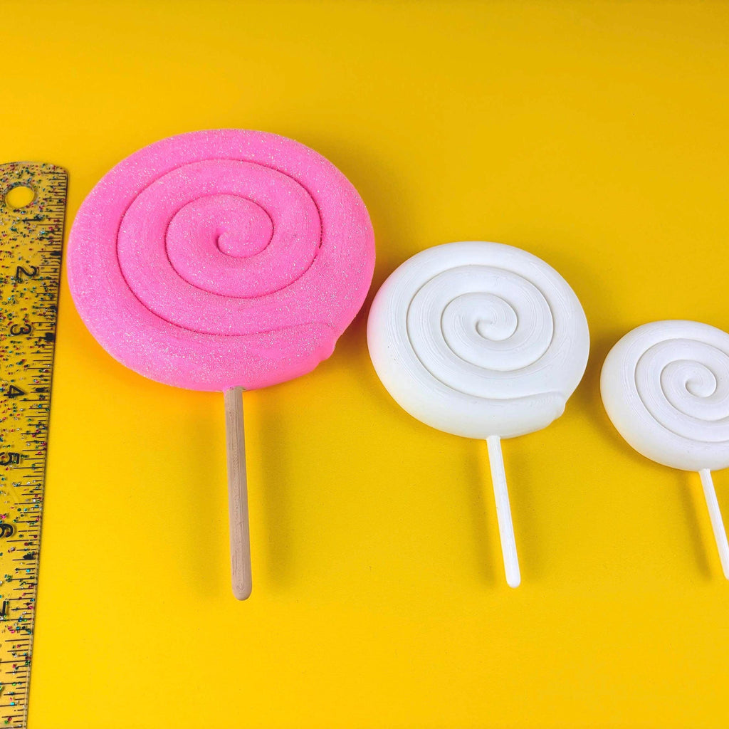 Paint Your Own Lollipop Craft, 3D Printed Candy Decor for Kids and Adults
