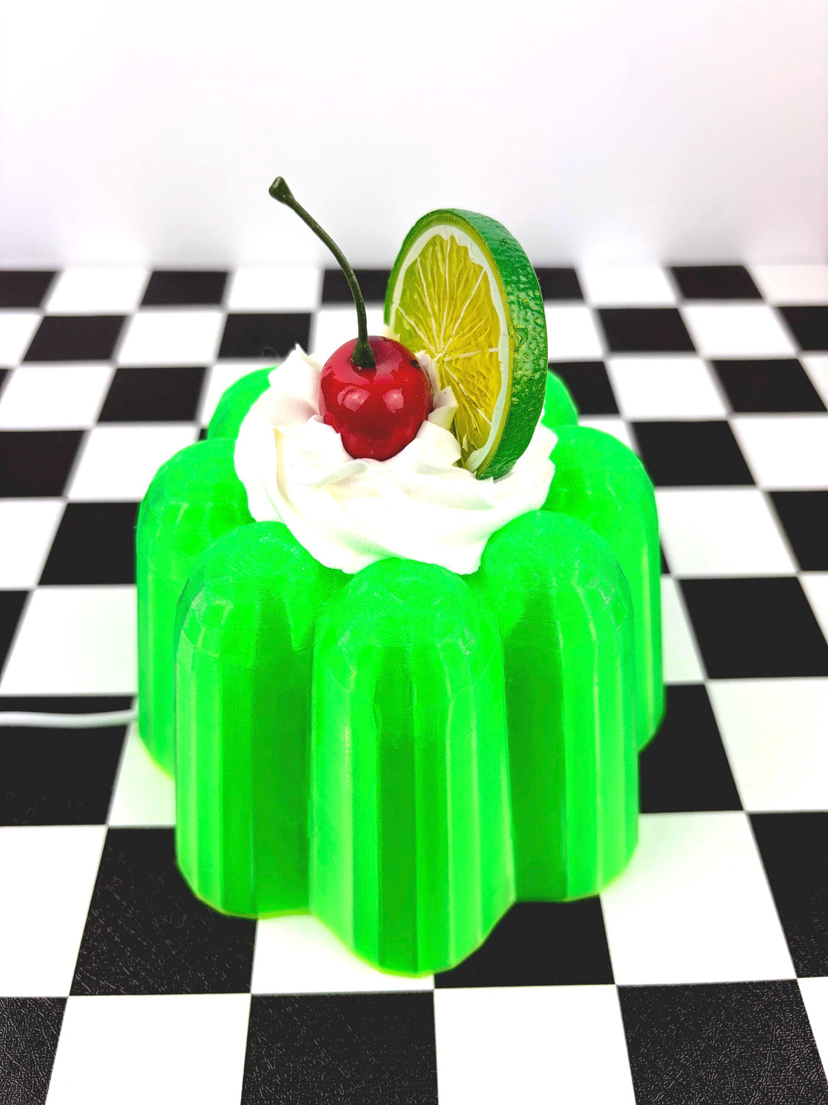 Retro Jelly Cake Lamp – 3D Printed Dessert Night Light