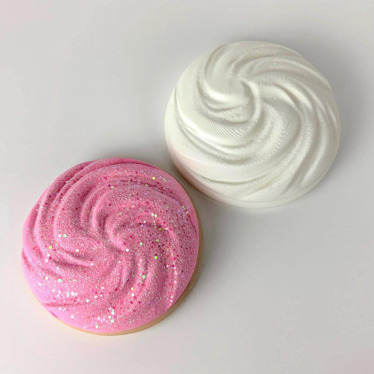 Paint Your Own Cookie with Swirl Icing | 3D Printed Craft Blank