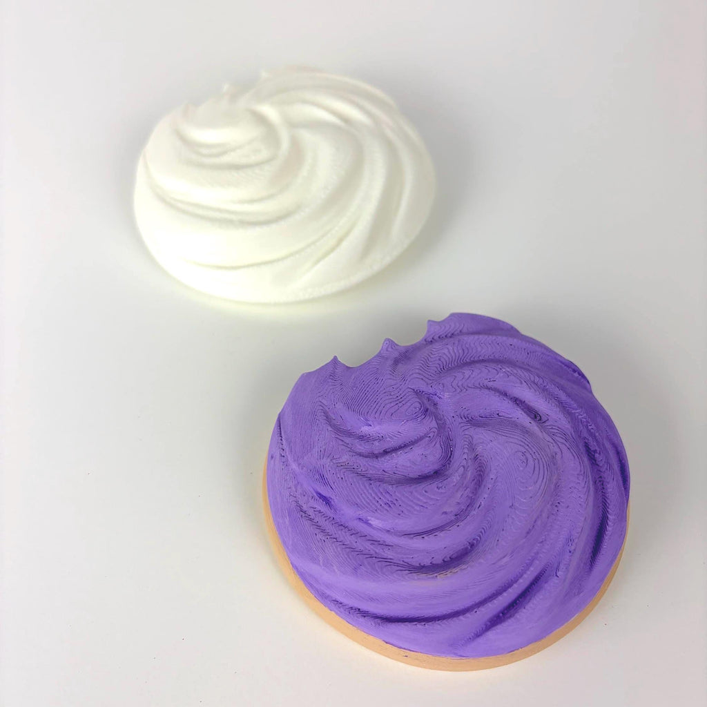 Paint Your Own Cookie with Swirl Icing | 3D Printed Craft Blank