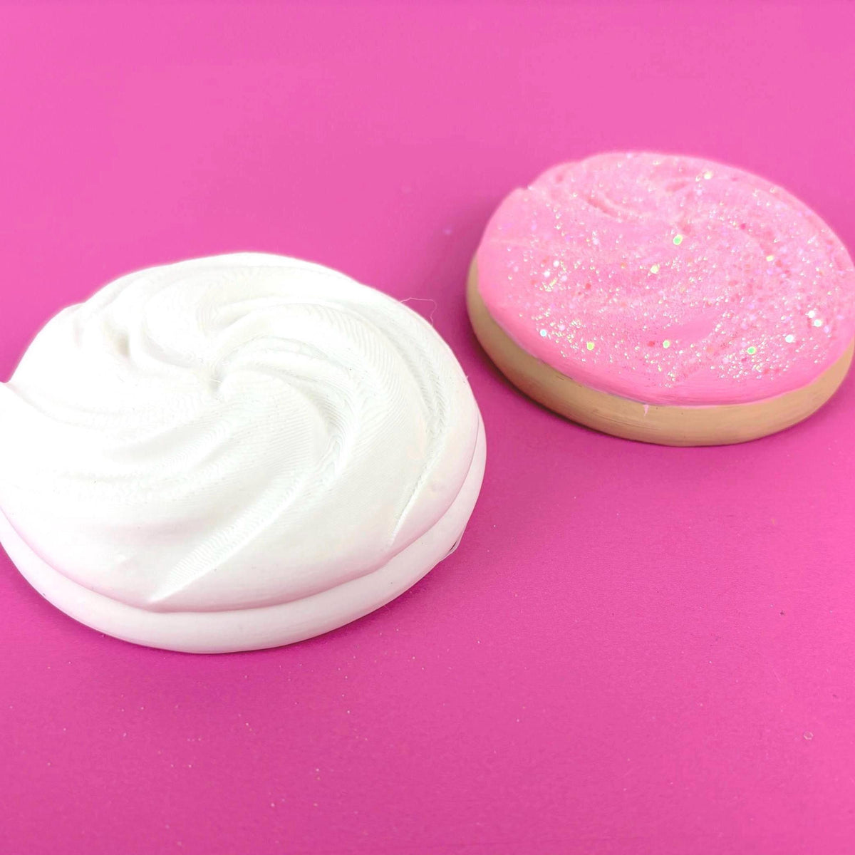 Paint Your Own Cookie with Swirl Icing | 3D Printed Craft Blank