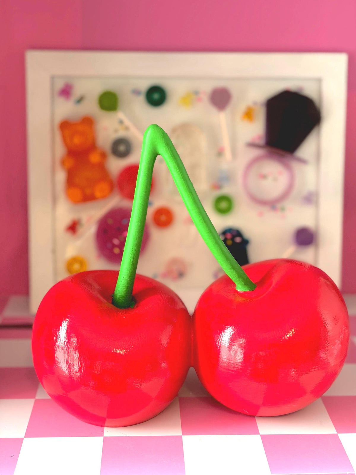Ready to Paint Cherry Craft Project - DIY Home Decor