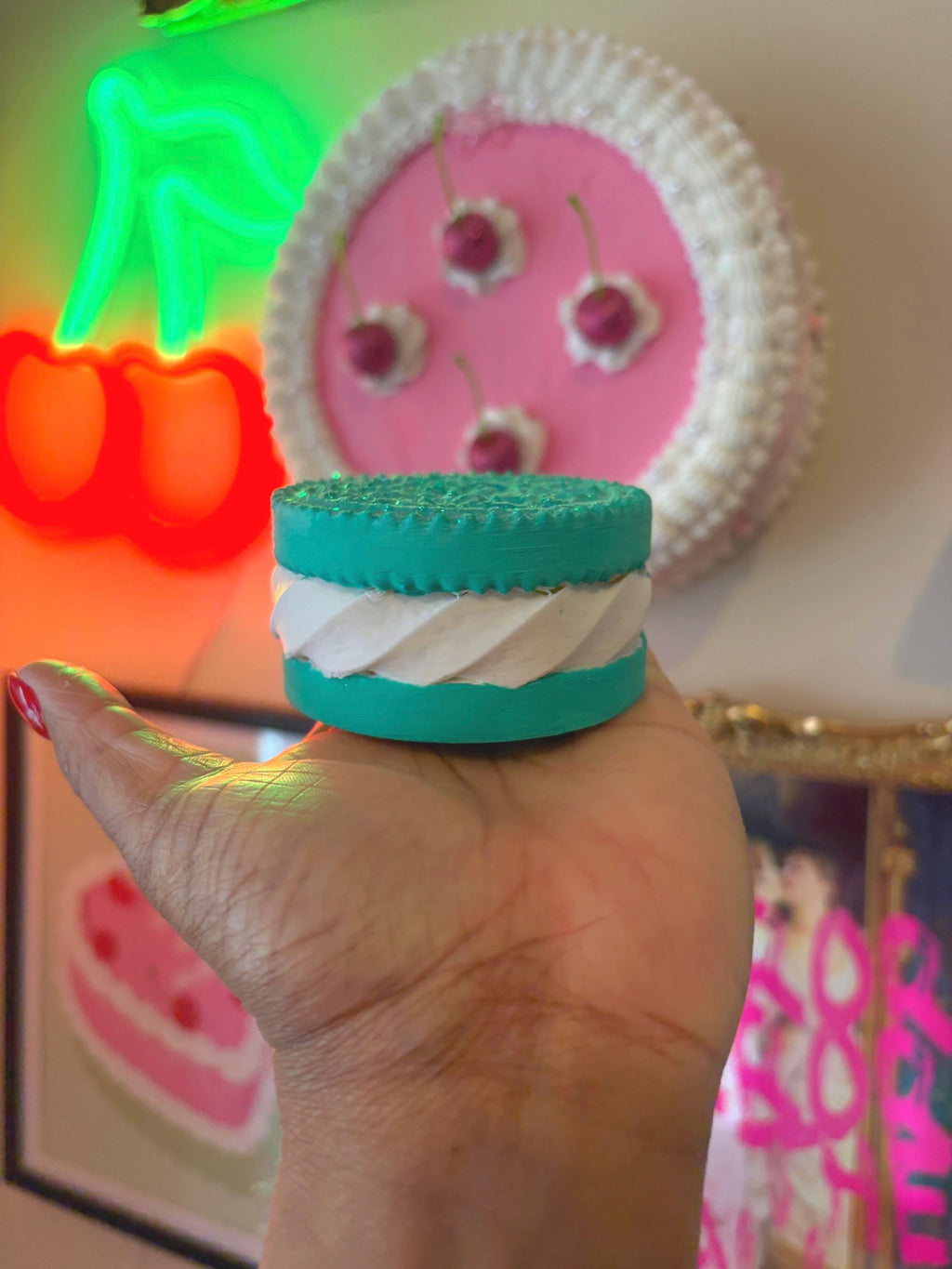 Paint Your Own Sandwich Cookie | 3D Printed Craft Blank | 3 and 6 Inch Size