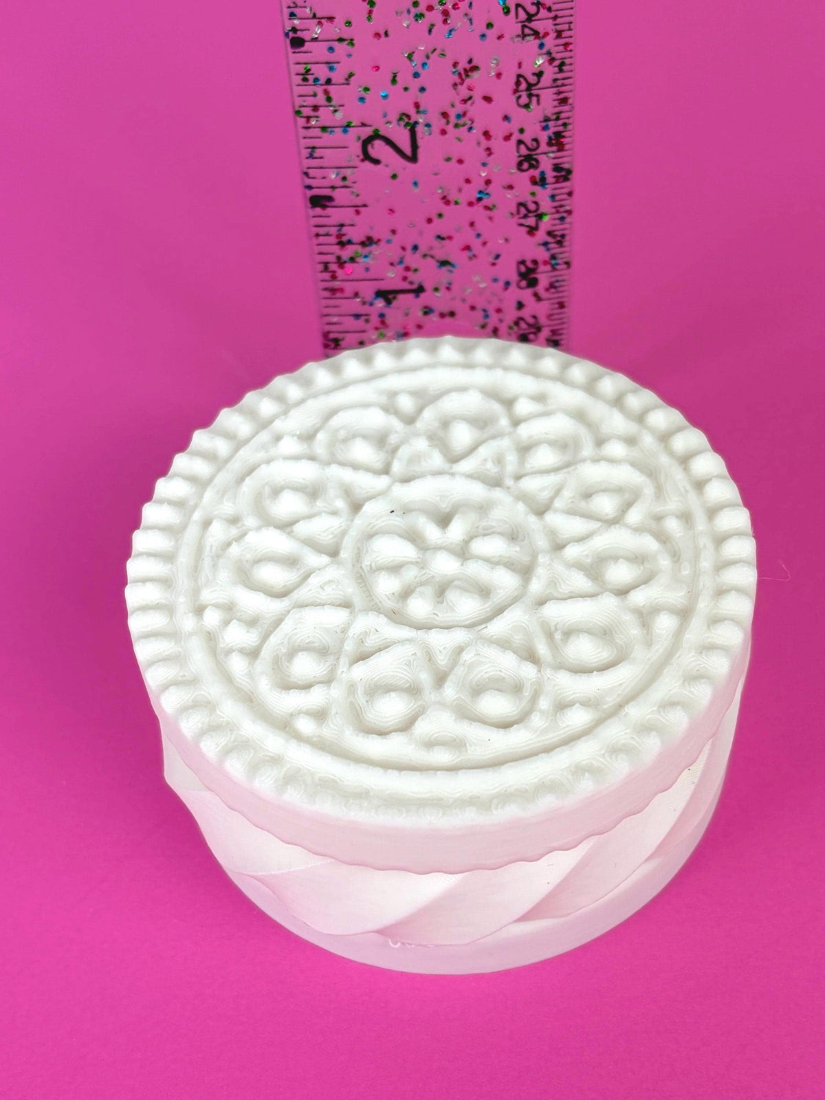 Paint Your Own Sandwich Cookie | 3D Printed Craft Blank | 3 and 6 Inch Size