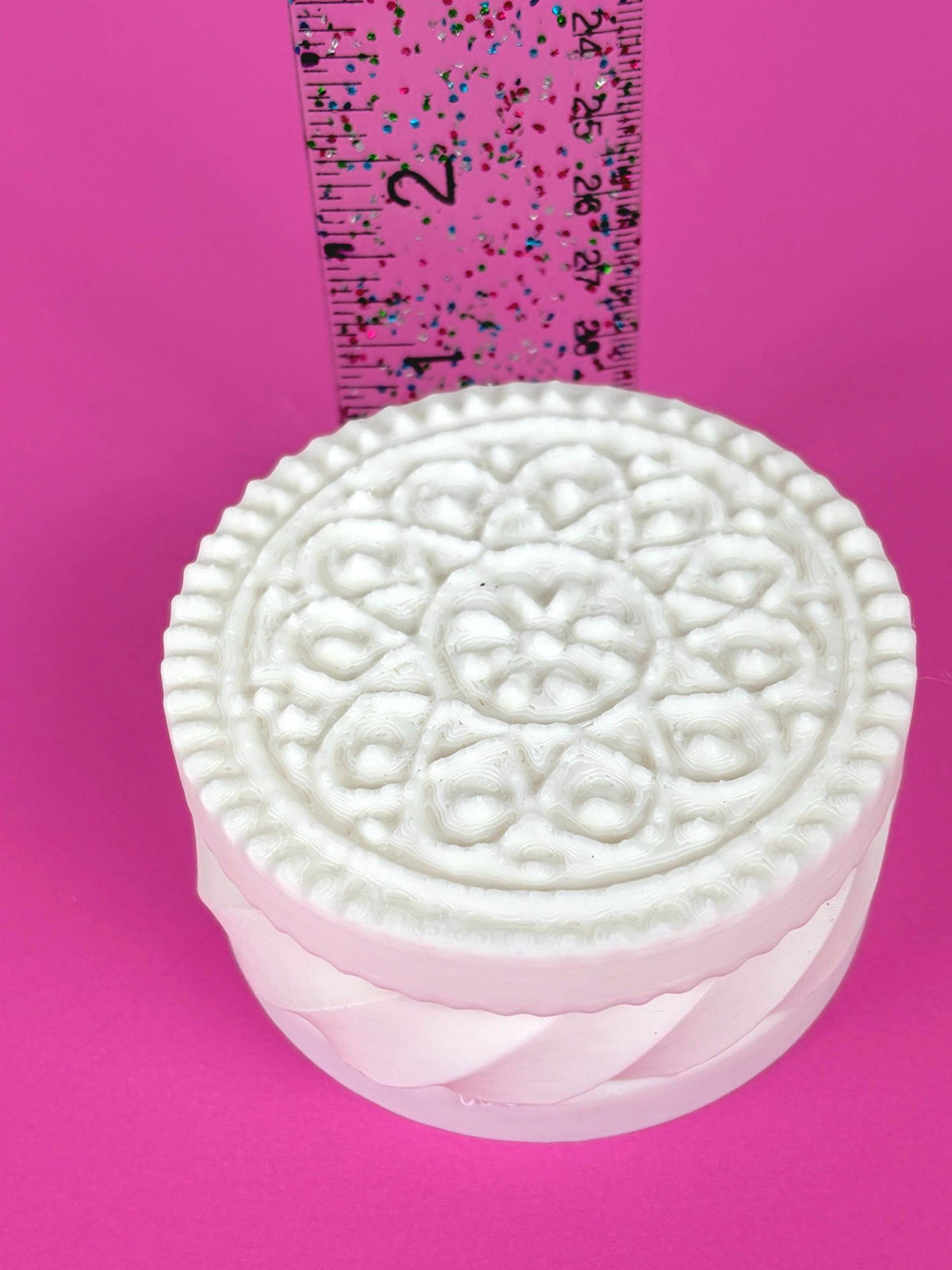Paint Your Own Sandwich Cookie | 3D Printed Craft Blank | 3 and 6 Inch Size