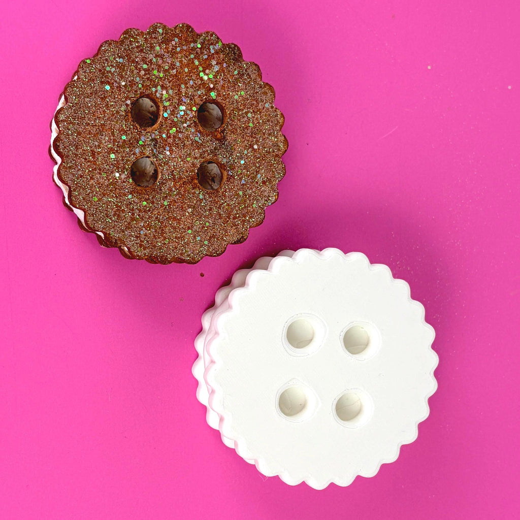 Paint Your Own Sandwich Cookie | 3D Printed Craft Blank