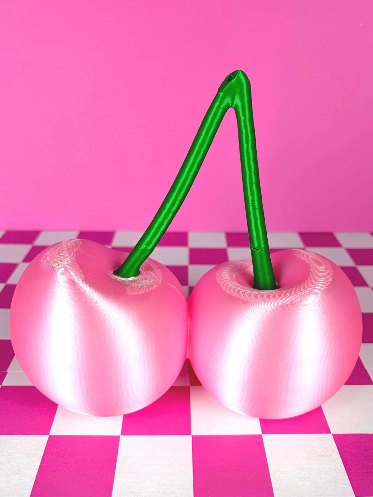 Cherry Sculpture in Pink | Coquette Room and Dopamine Decor