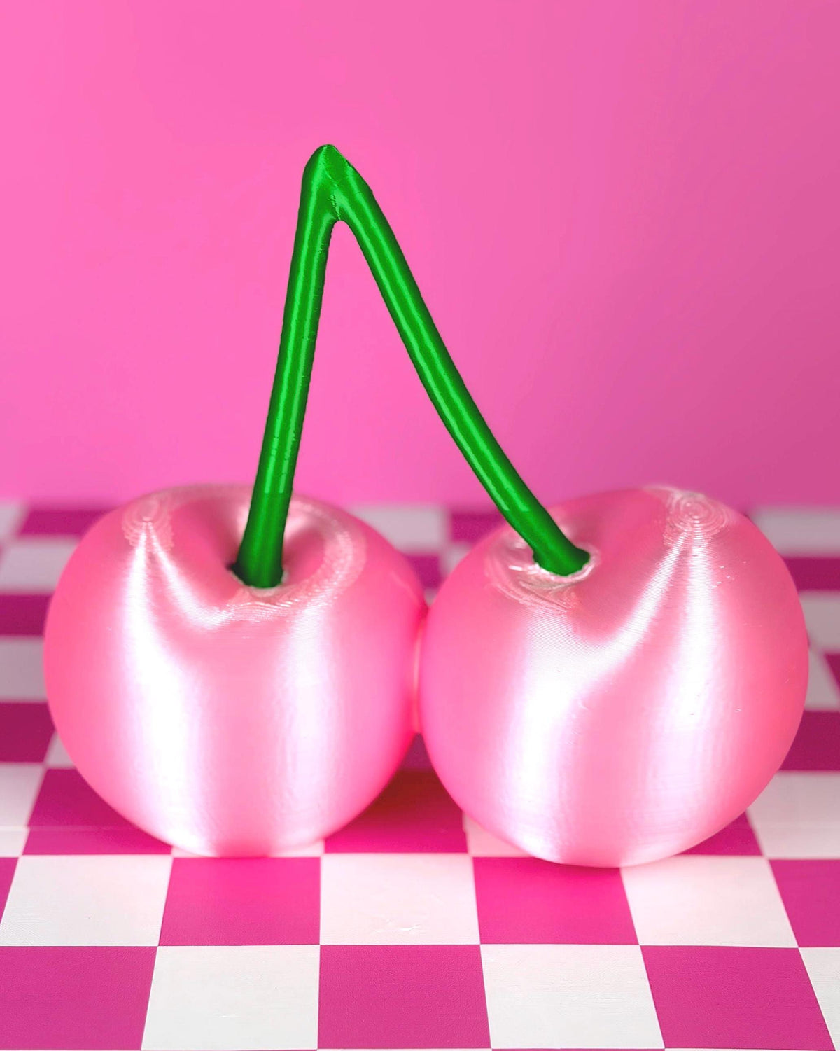 Cherry Sculpture in Pink | Coquette Room and Dopamine Decor