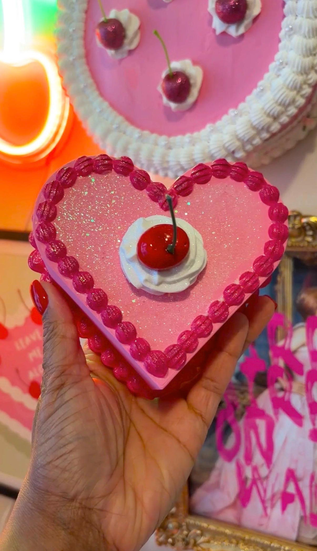 Paint Your Own Heart Shaped Cake | Craft Project