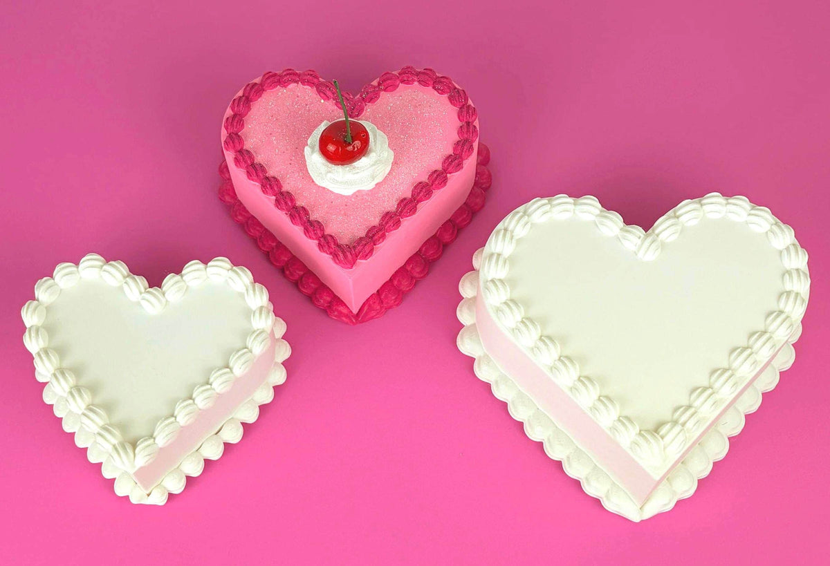 Paint Your Own Heart Shaped Cake | Craft Project