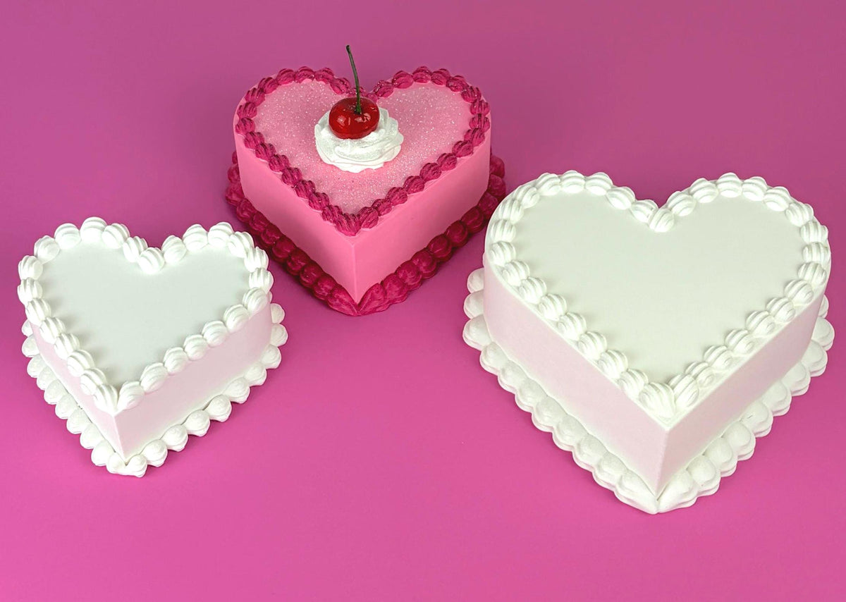 Paint Your Own Heart Shaped Cake | Craft Project