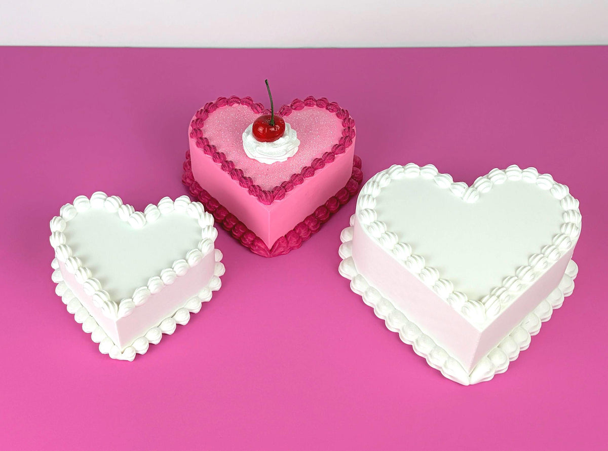 Paint Your Own Heart Shaped Cake | Craft Project