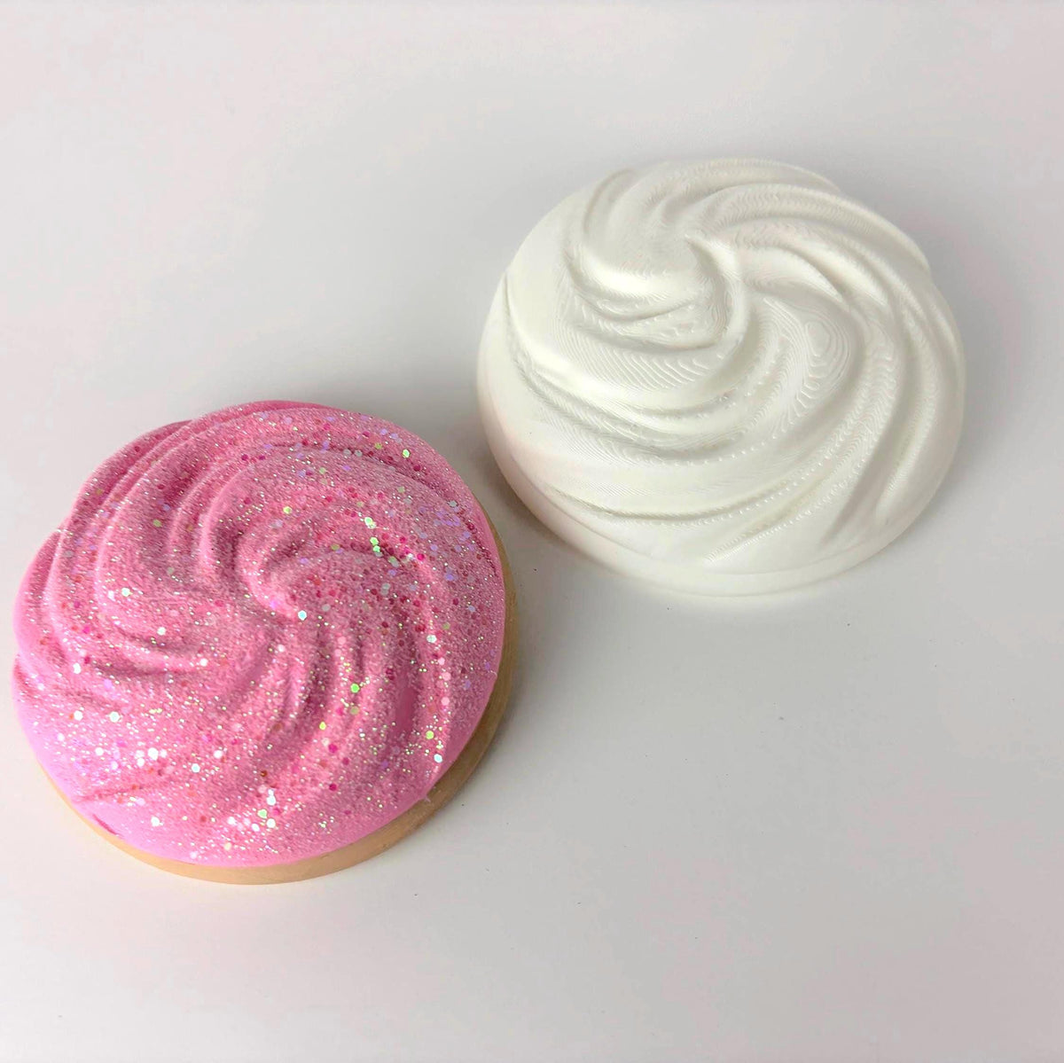 Paint Your Own Cookie with Swirl Icing | 3D Printed Craft Blank