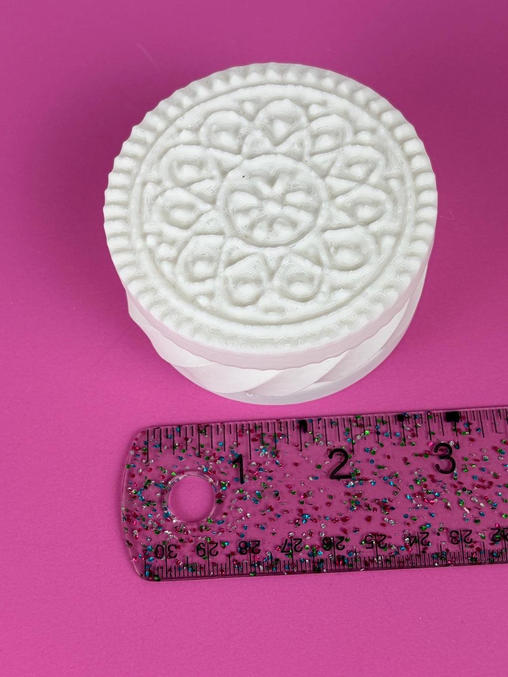 Paint Your Own Sandwich Cookie | 3D Printed Craft Blank | 3 and 6 Inch Size
