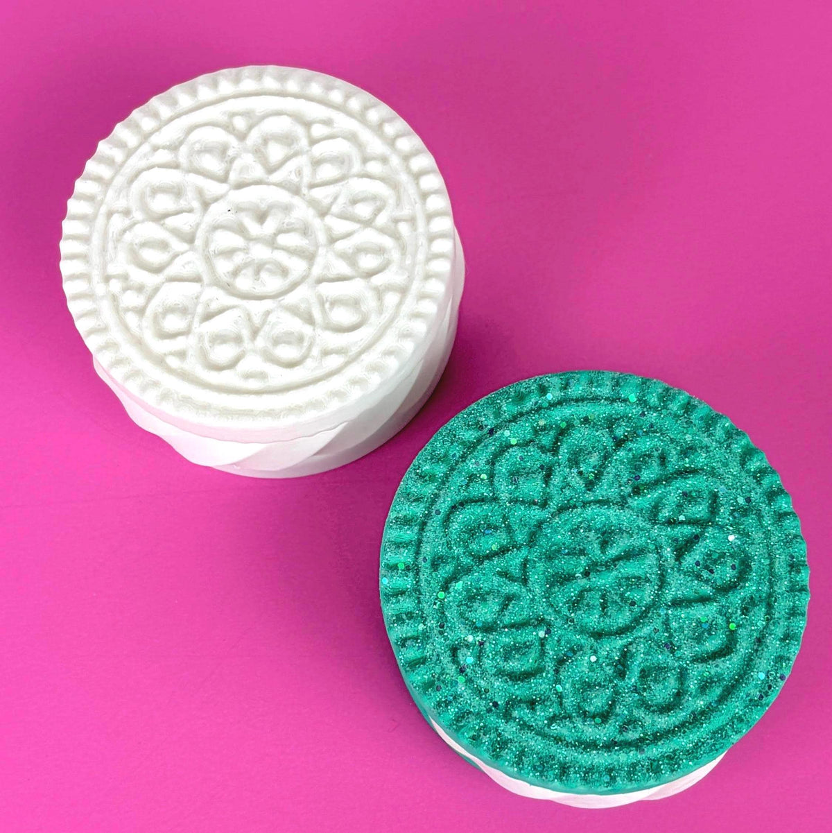 Paint Your Own Sandwich Cookie | 3D Printed Craft Blank | 3 and 6 Inch Size