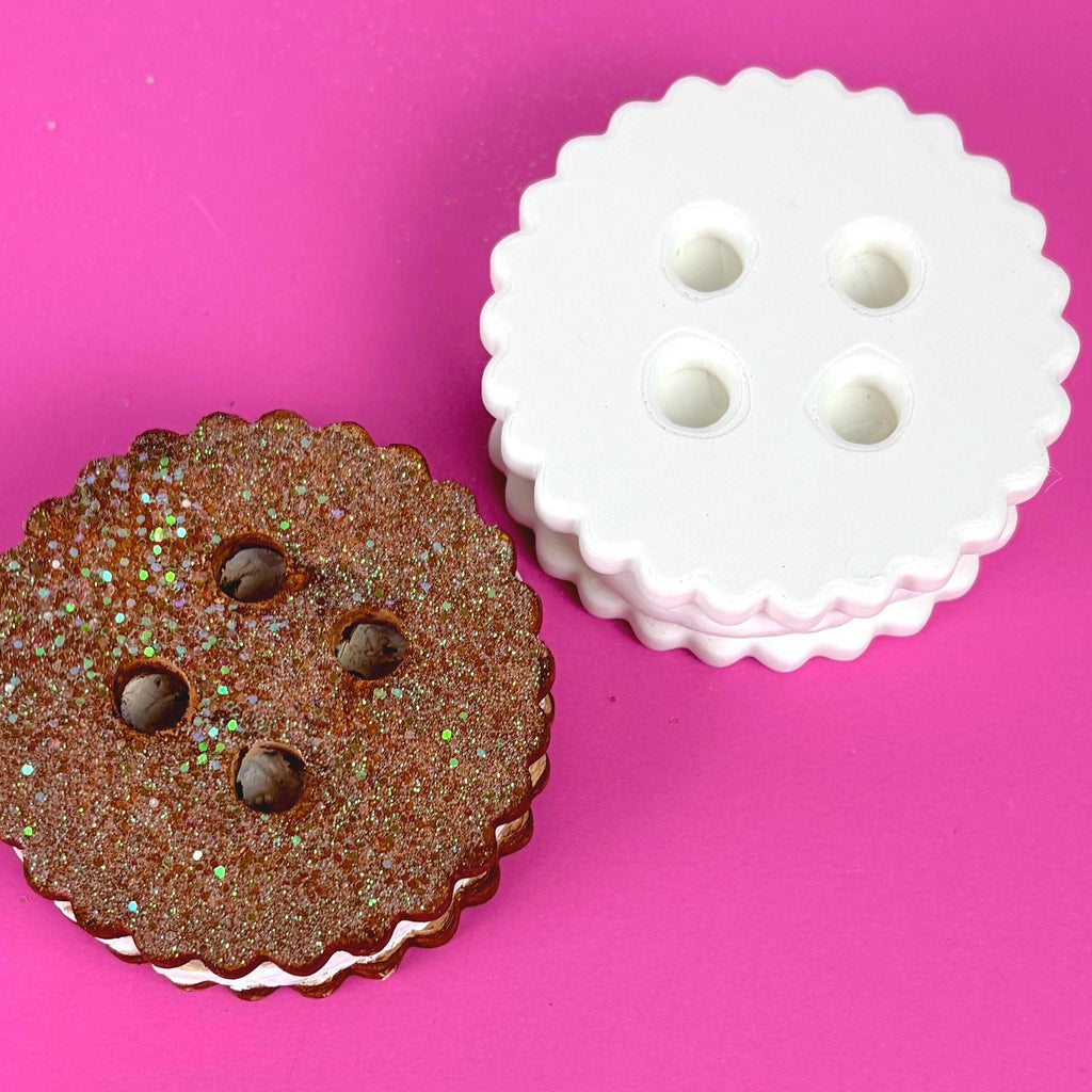 Paint Your Own Sandwich Cookie | 3D Printed Craft Blank