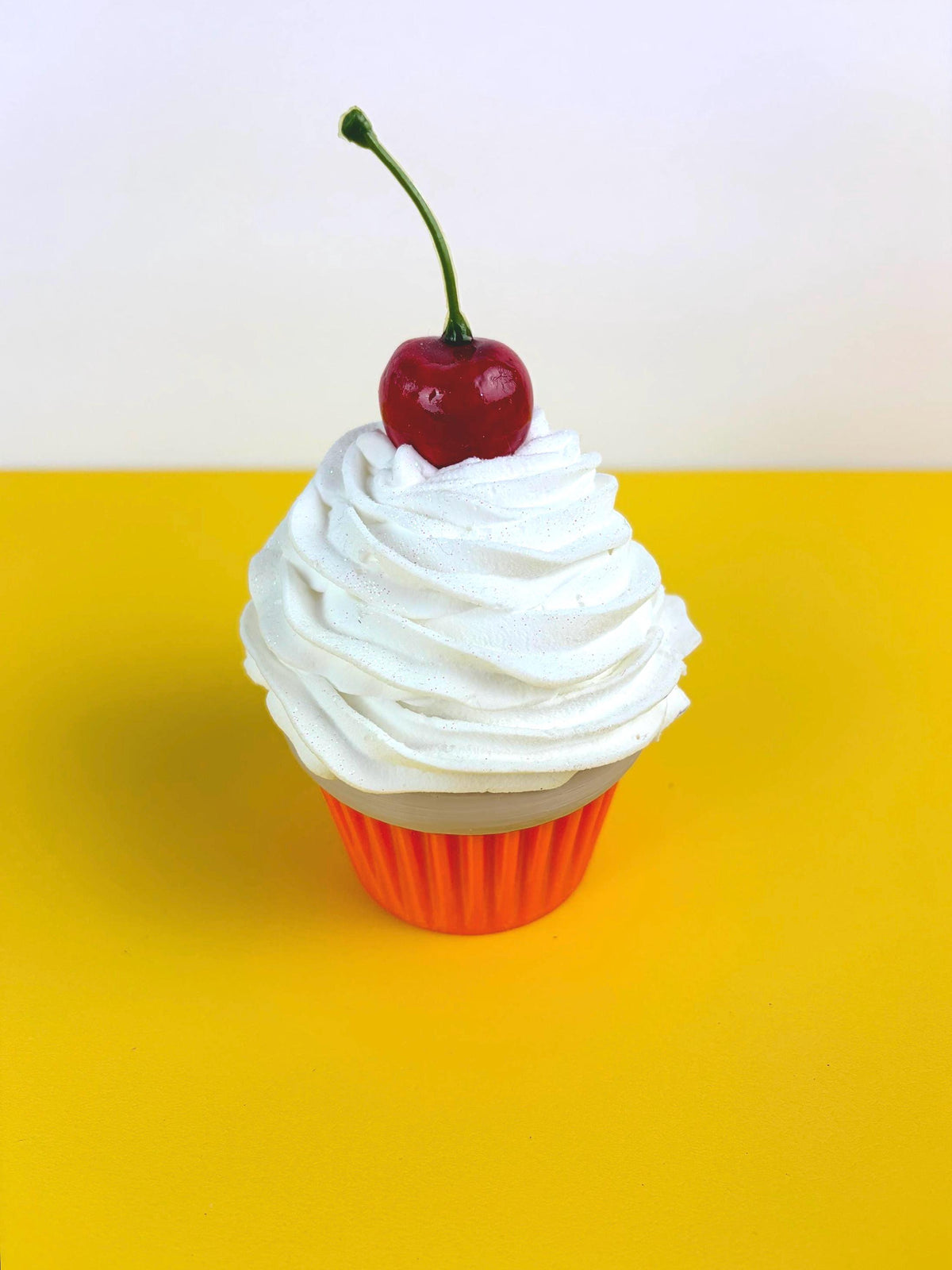 Fake Cupcake Screw Top Lid Jar with Cherry or Sprinkles - Multiple Colors Available