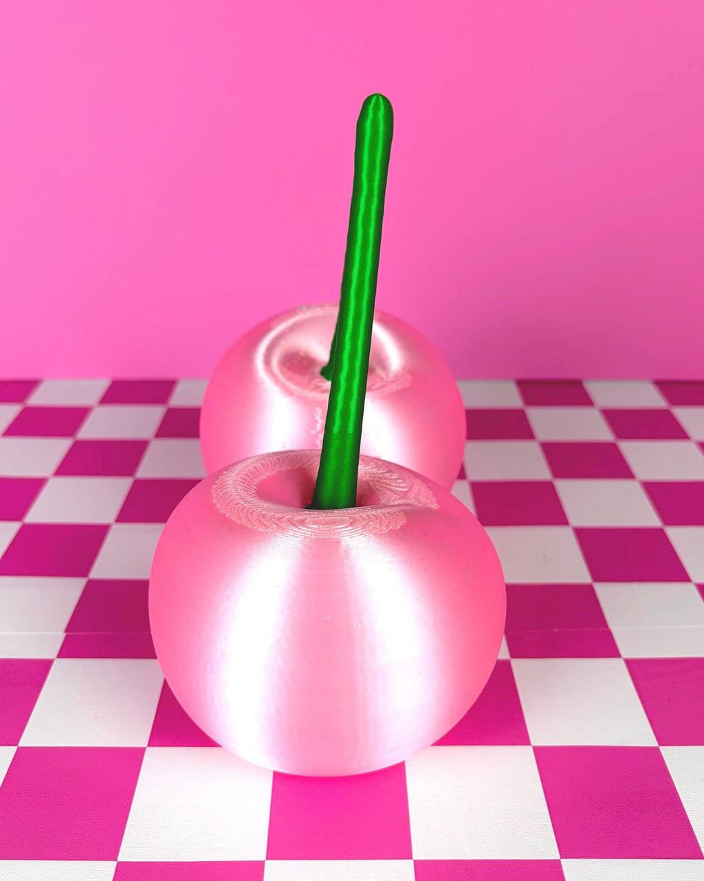 Cherry Sculpture in Pink | Coquette Room and Dopamine Decor