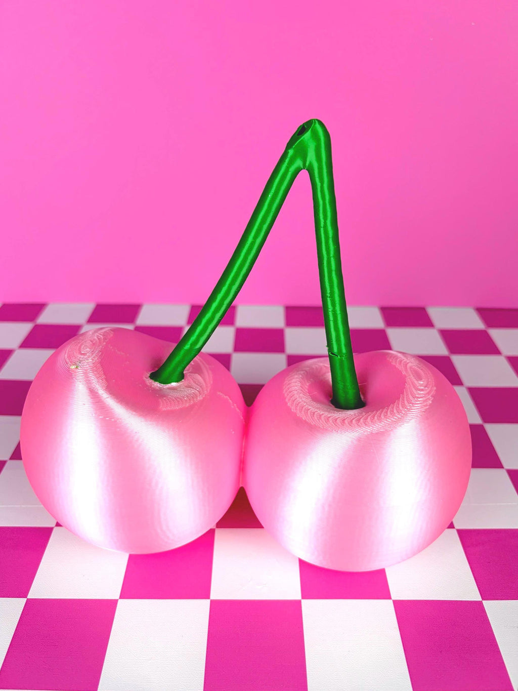 Cherry Sculpture in Pink | Coquette Room and Dopamine Decor