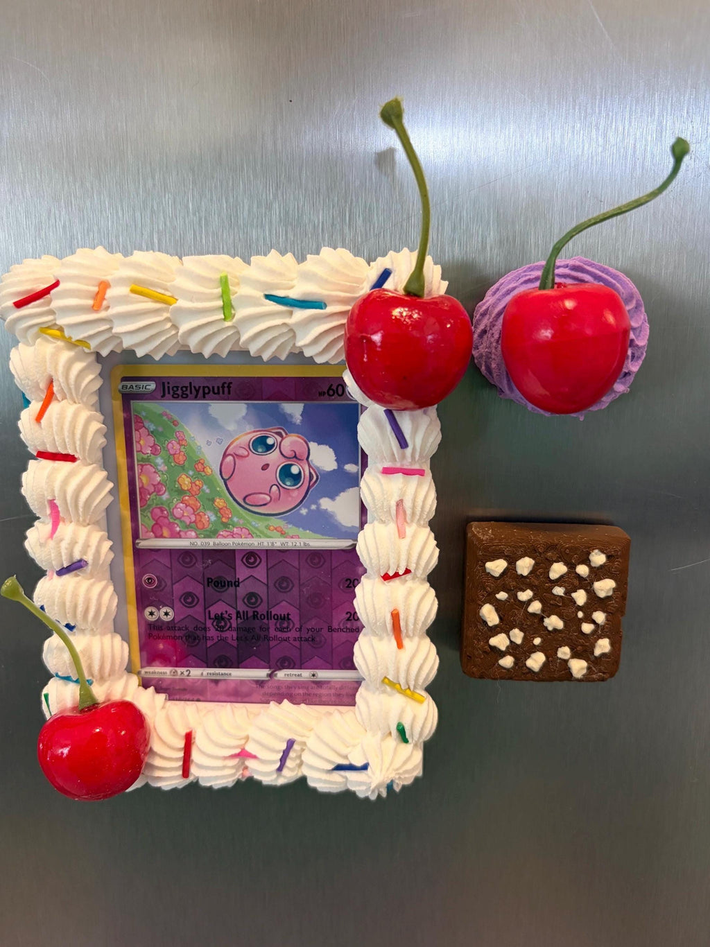 Fake Cake Trading Card Holder Frame