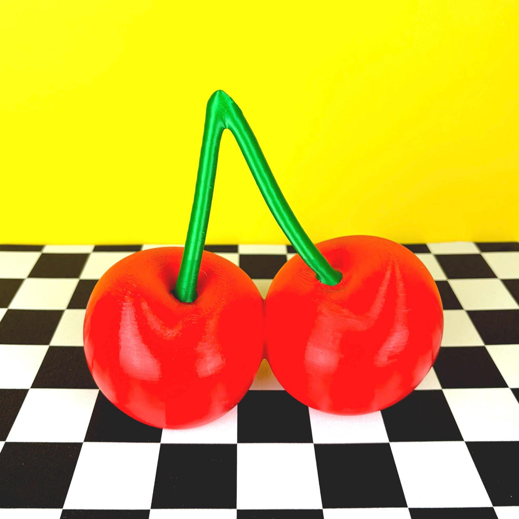 Cherry Sculpture in Red | Coquette Room and Dopamine Decor