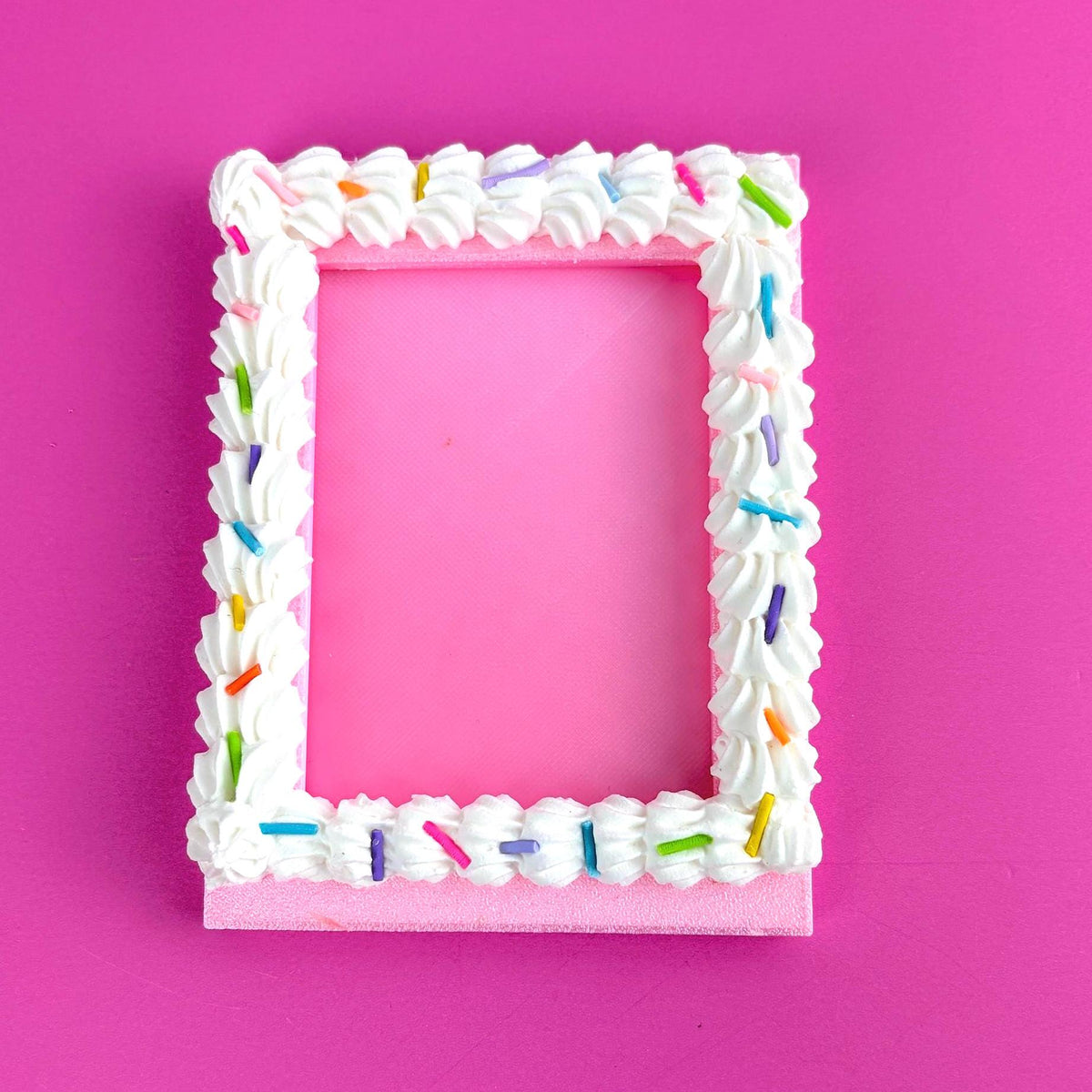 Faux Cake Trading Card Holder Frame with Stand