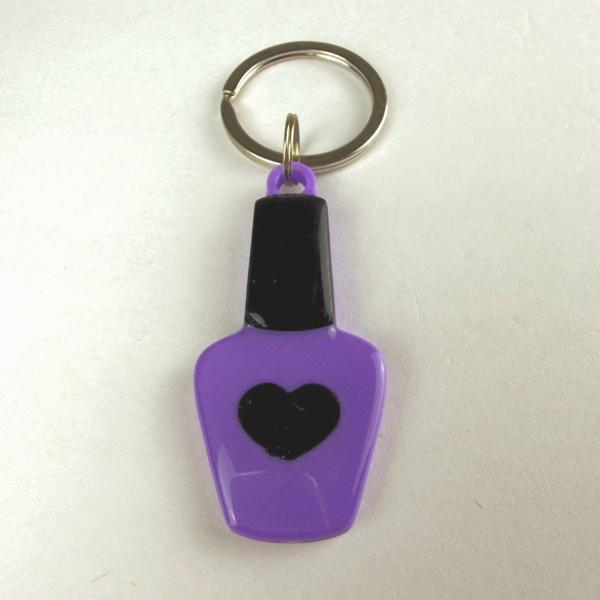 Nail Polish Bottle NFC Keychain | Beauty Business Digital Card