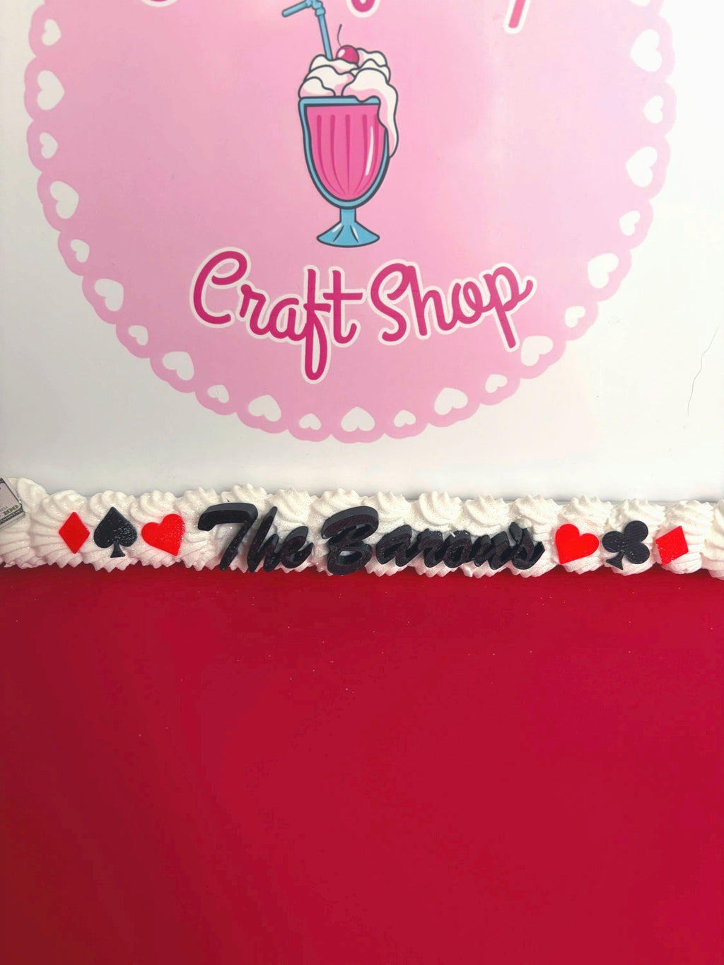 Las Vegas Fake Cake Frame | Bachelorette Gift | Casino Party | Custom Name