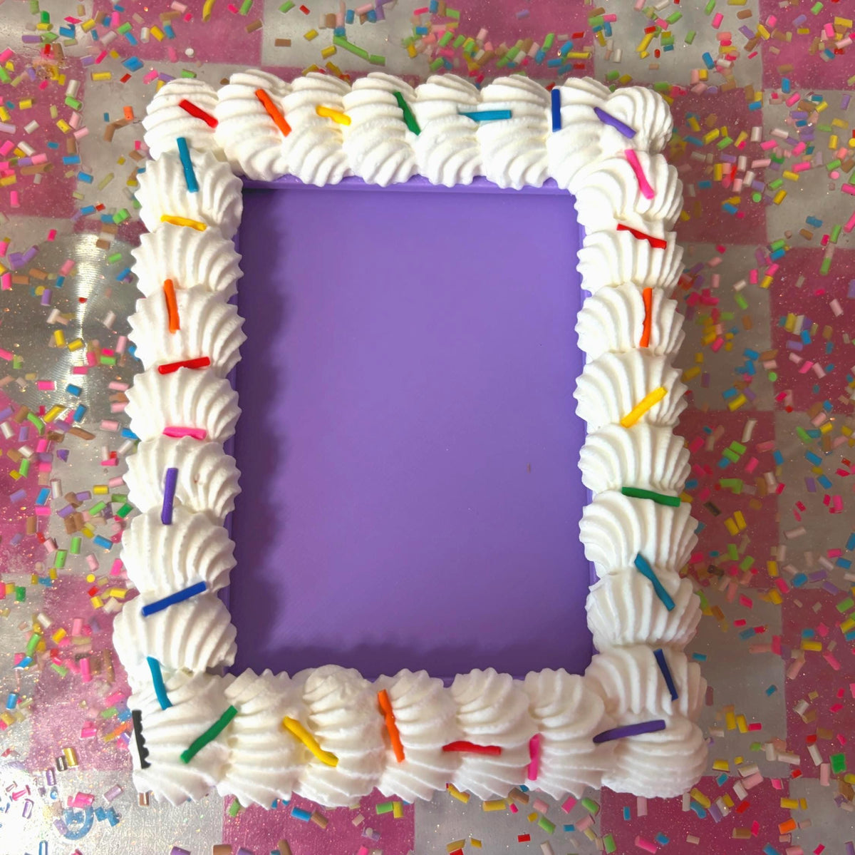 Fake Cake Trading Card Holder Frame