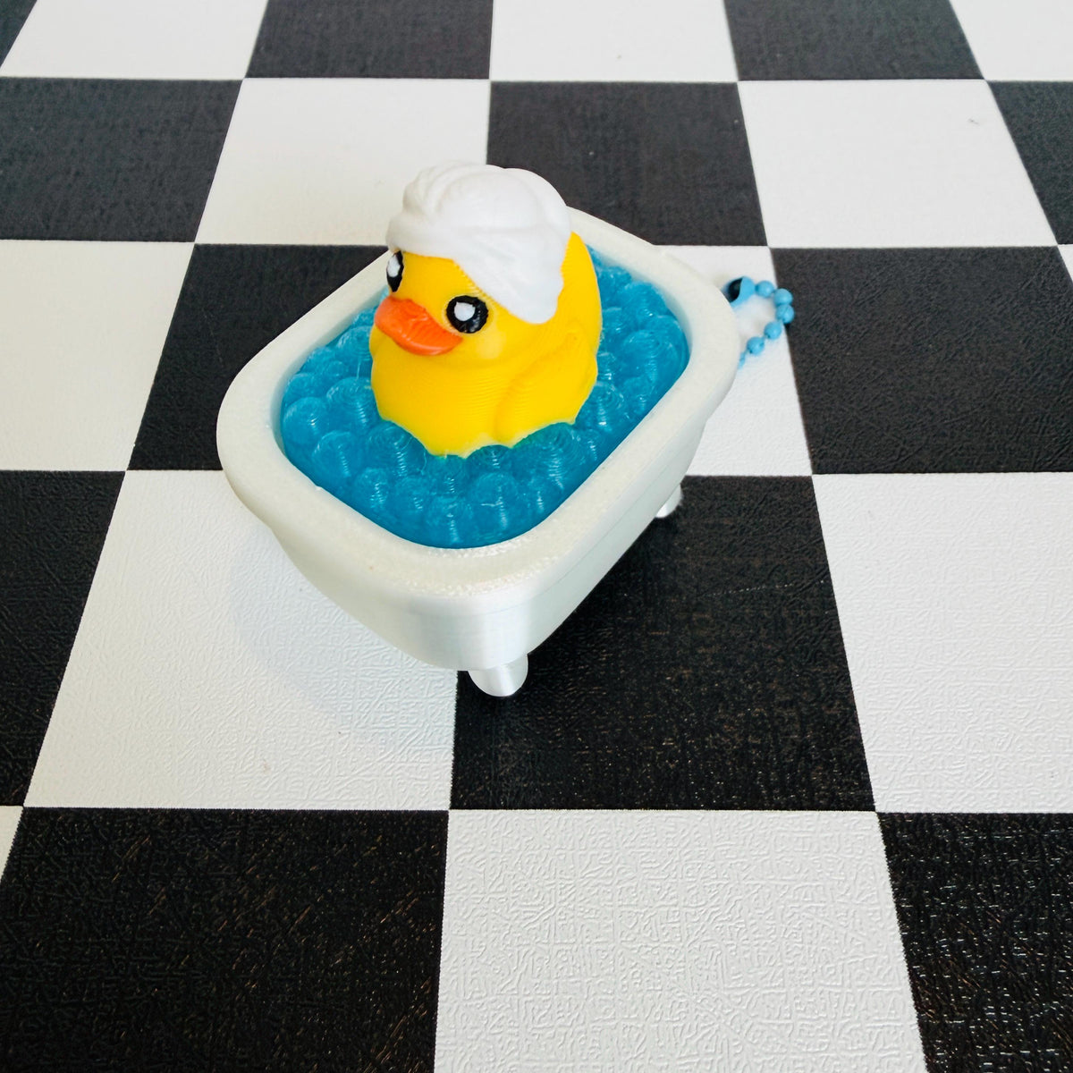 3D Printed Bath Duck Clicker Toy | Keychain Fidget