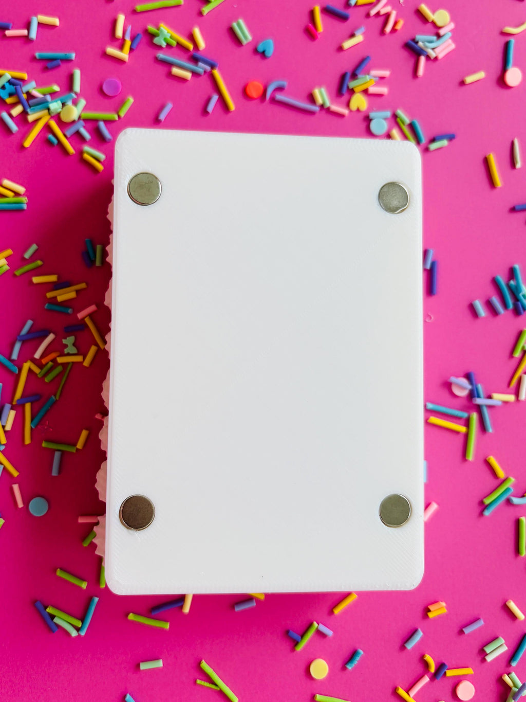 Instax Mini Fake Cake with Sprinkles Magnetic Frame