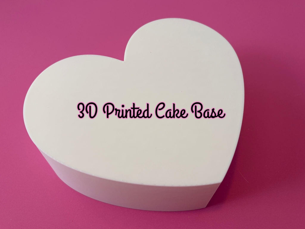 Custom Pink Fake Cake with Glitter and Personalized Text