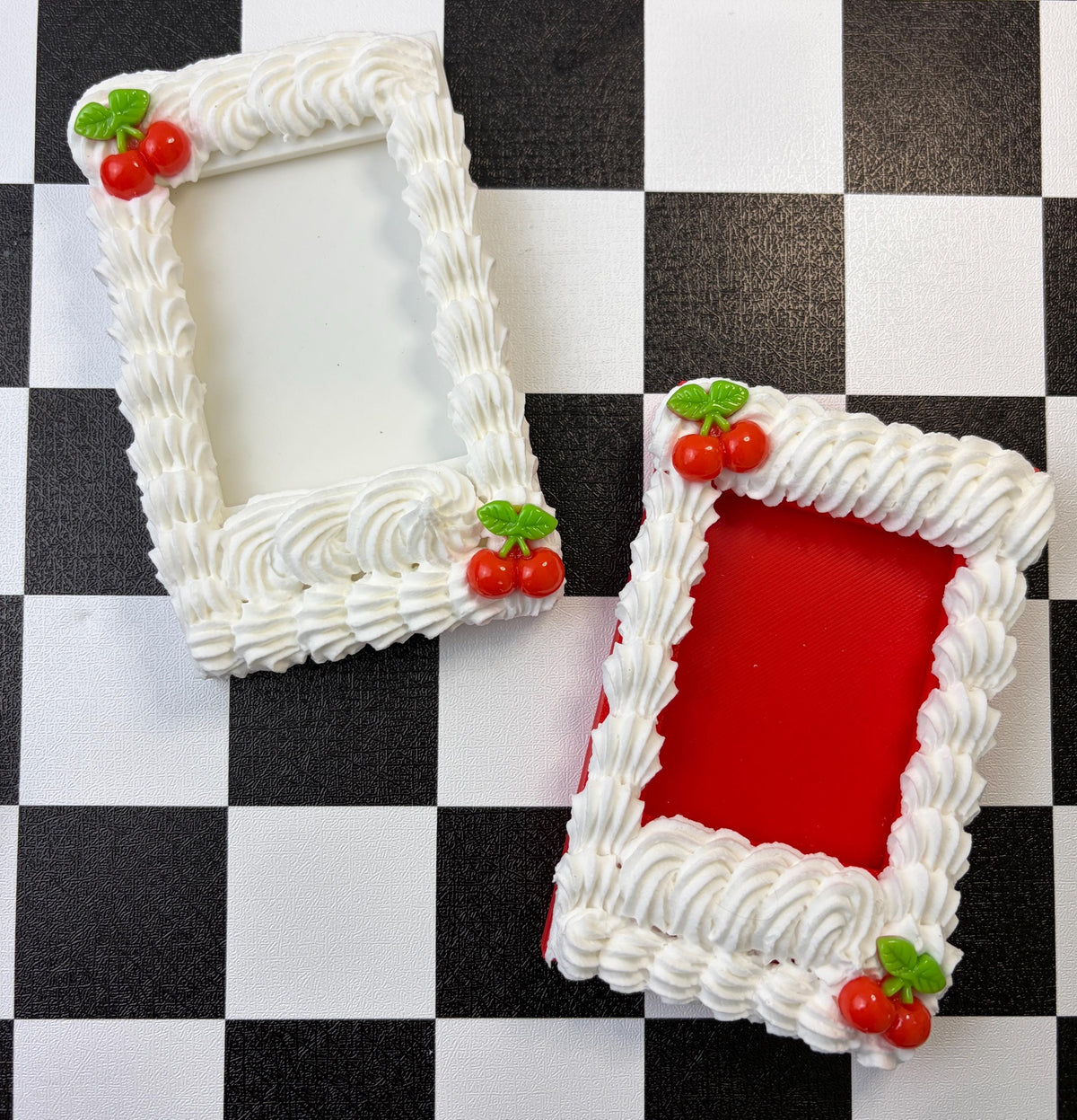 Instax Mini Fake Cake with Cherries Frame Magnet