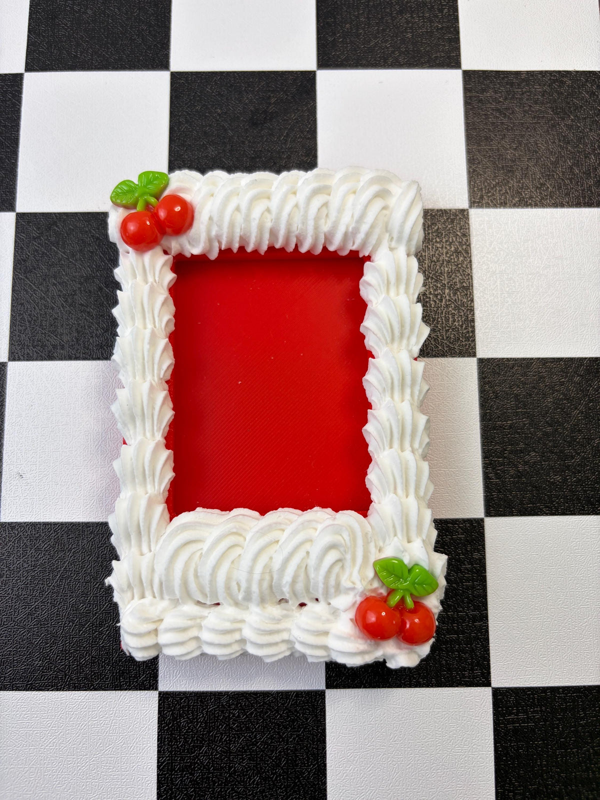Instax Mini Fake Cake with Cherries Frame Magnet