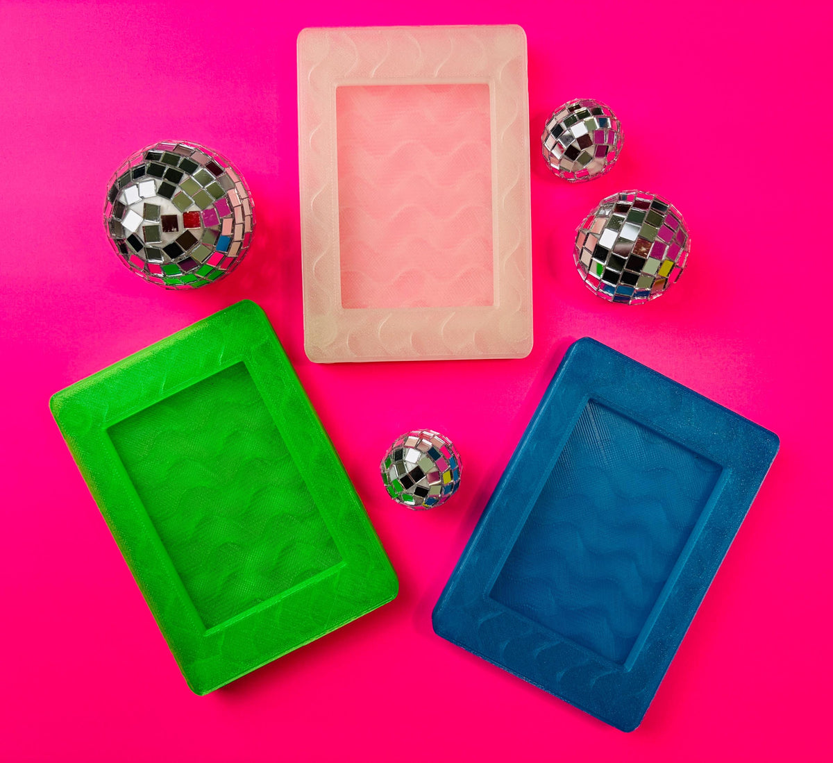 Neon Jelly Instax Mini Magnetic Frame | Y2K Picture Holder