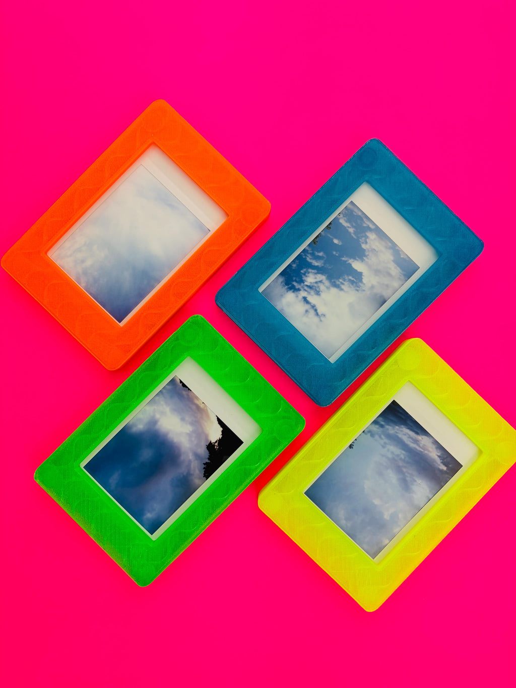 Neon Jelly Instax Mini Magnetic Frame | Y2K Picture Holder
