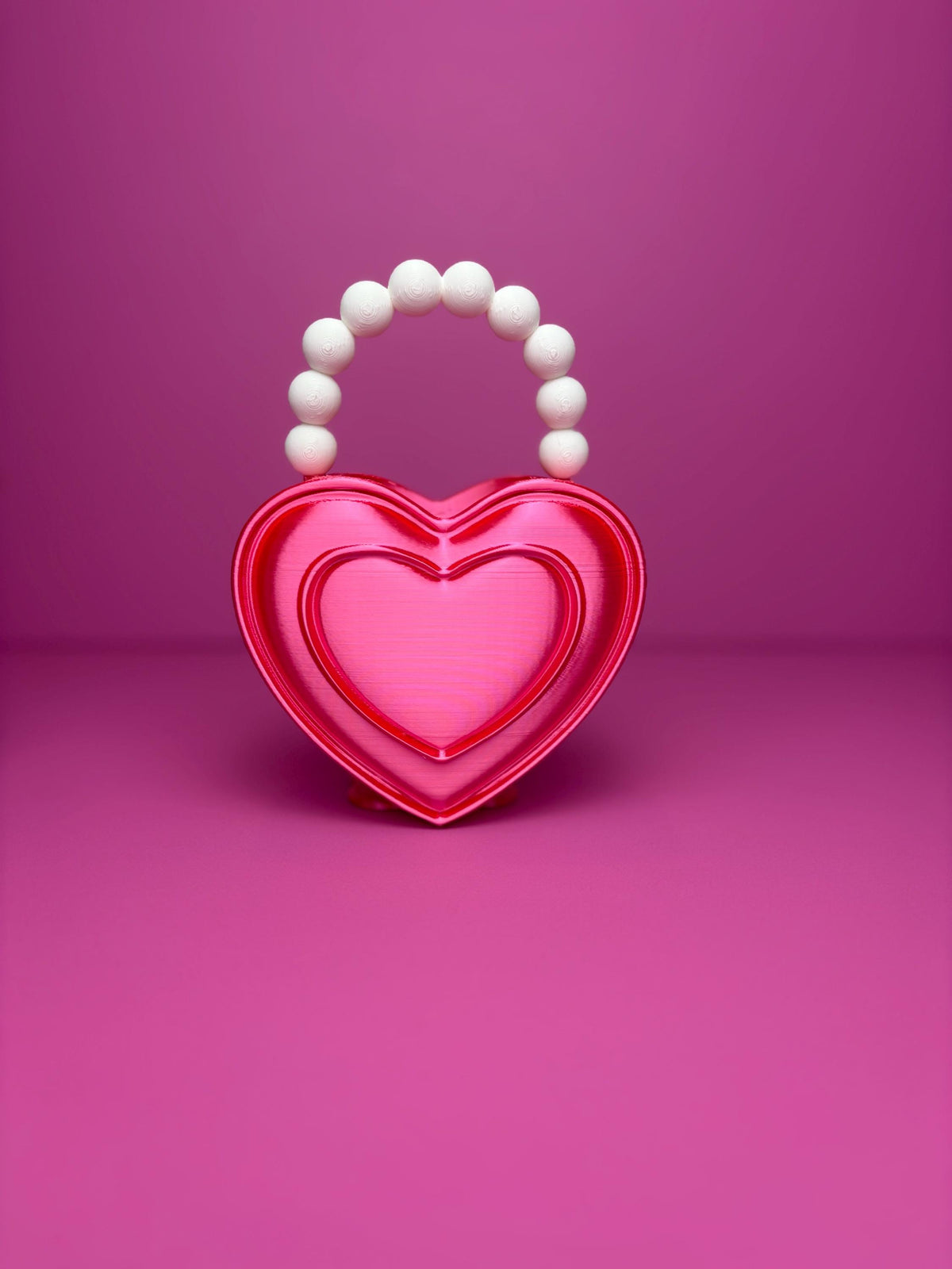 Heart Shaped Purse Pen Holder, Makeup Brush Container and Desk Organizer